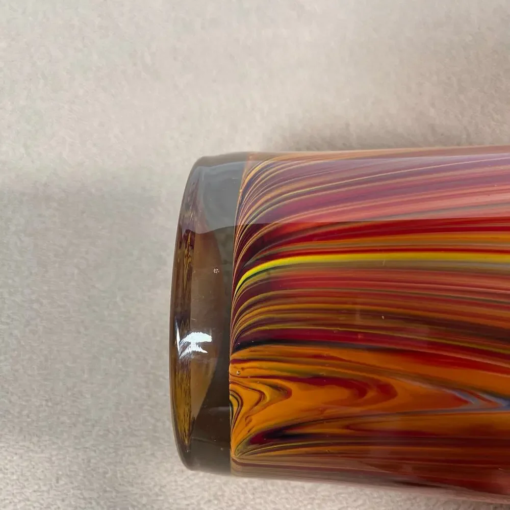 Large Art Glass Vase 19